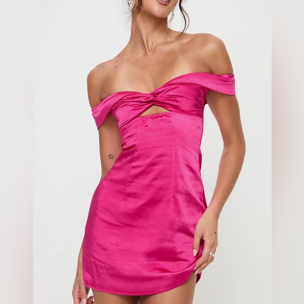 Princess Polly Strapless Pink Dress